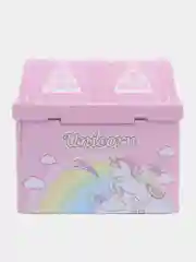 Розовый копилка для денег, монет, металлическая, детская, с замком, для девочек и мальчиков