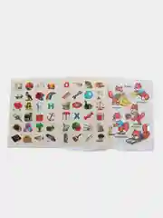 Ледяной книга для детей 4-7 лет, с наклейками, 12 страниц, размер 22 x 16