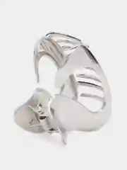 Серебряный металлическая заколка