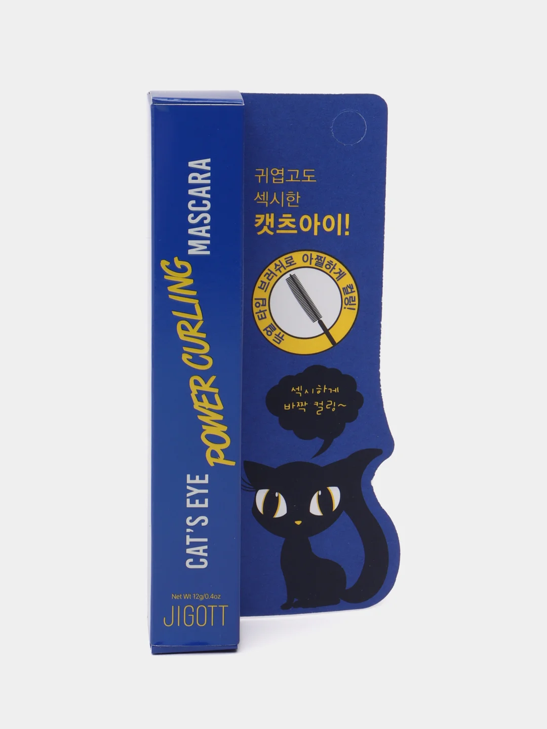 Тушь для ресниц подкручивающая JIGOTT CATS EYE POWER CURLING MASCARA 12 мл