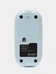 Голубой мышь компьютерная, беспроводная, USB 2.4G, прозрачный корпус