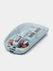 Голубой мышь компьютерная, беспроводная, USB 2.4G, прозрачный корпус