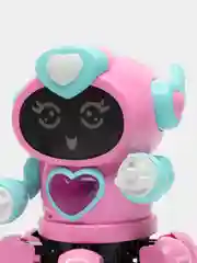 Розовый танцующий робот / Игрушка для детей музыкальная / Поющий робот игрушка