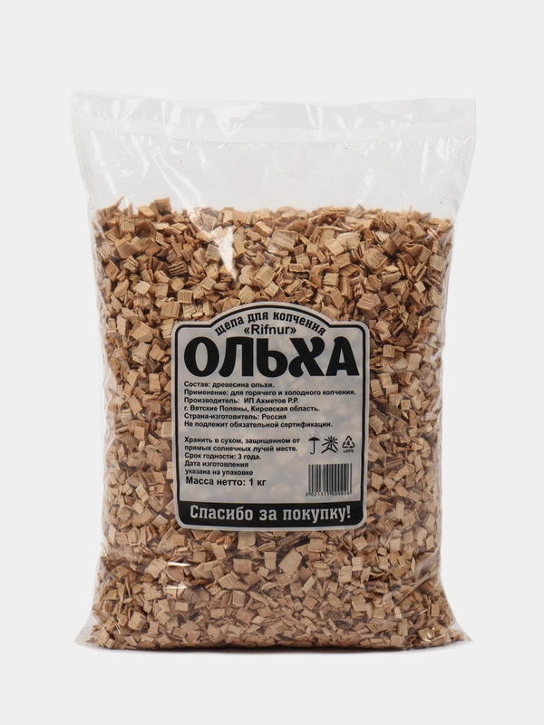 Ольха 1кг щепа для копчения