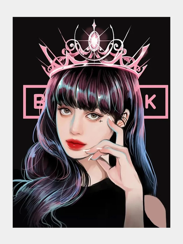Картина по номерам K-pop Blackpink, BTS, 40 х 50 см