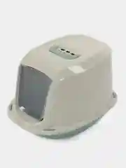 Розовый туалет для кошек закрытый  GEORPLAST GALAXY JAMBO