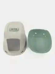 Розовый туалет для кошек закрытый  GEORPLAST GALAXY JAMBO
