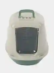 Салатовый туалет для кошек закрытый  GEORPLAST GALAXY JAMBO