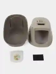 Зелёный хаки туалет для кошек закрытый SAVIC MANON