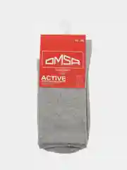 Серый меланж носки женские Omsa ACTIVE 152