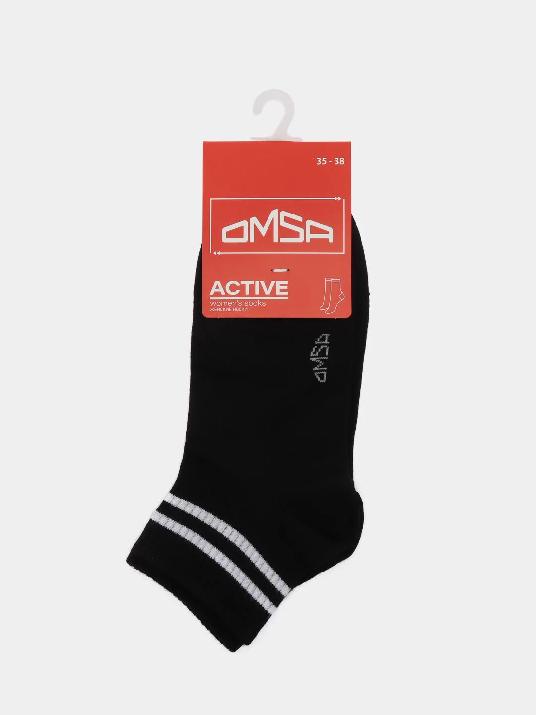 Черный носки женские Omsa ACTIVE 154