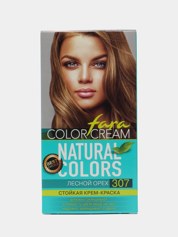Крем-краска для волос Fara Natural Colors, 307 лесной орех