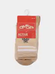 Бежевый носки женские Omsa ACTIVE 153