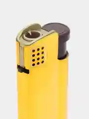 Золотой зажигалка металлическая, газовая, автоген, заправляемая