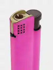 Красный зажигалка металлическая, газовая, автоген, заправляемая