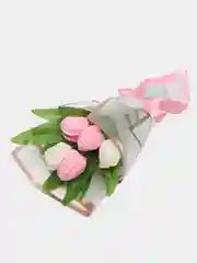 Небесно-голубой букет из мыльных цветов, роз Декоративный букет, мыльные розы