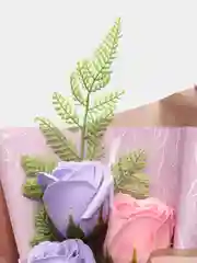 Лавандовый букет из мыльных цветов, роз Декоративный букет, мыльные розы