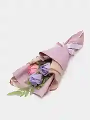 Лавандовый букет из мыльных цветов, роз Декоративный букет, мыльные розы