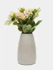 Фиолетовый искусственные цветы, букет Розы и ромашки