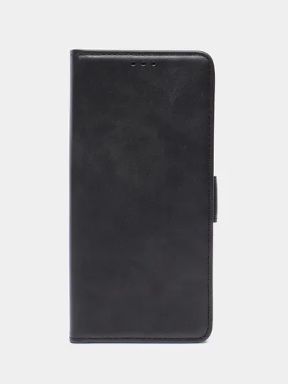 Черный чехол-книжка Tecno Spark 20 Pro (Техно Спарк 20 Про) с боковым магнитом