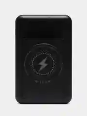 Черный повербанк с беспроводной зарядкой Power bank В11, 5000 mah аккумулятор Demaco