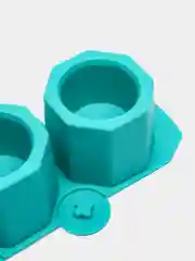 Силиконовый молд для эпоксидной смолы, гипса "Тройной подсвечник", COLOR Si