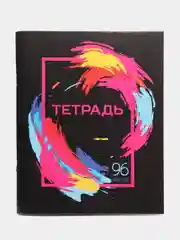 Красный тетрадь 96 листов в клетку Calligrata "Орнамент", обложка мелованный картон