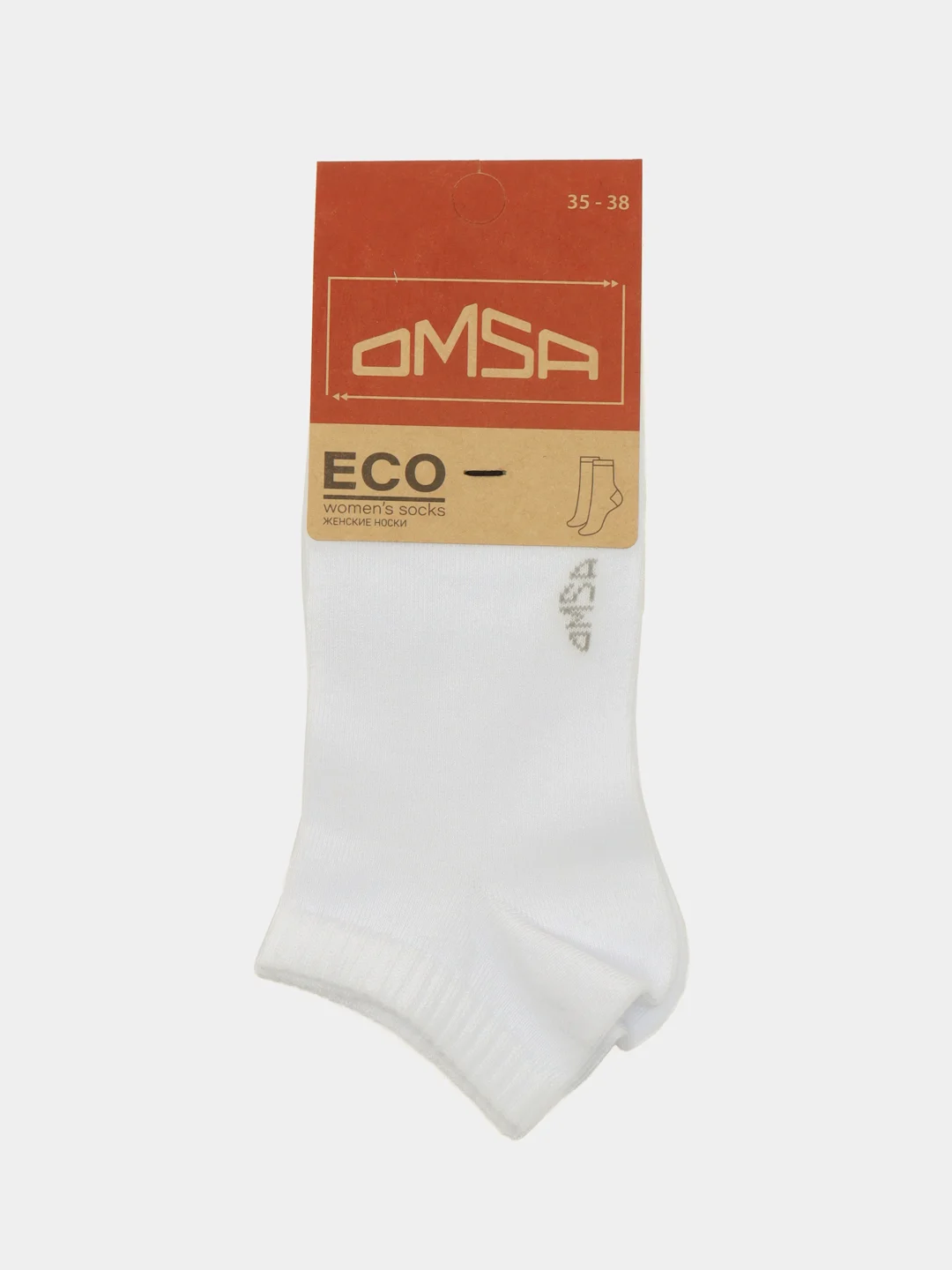 Белый носки женские Omsa ECO 252