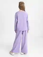 Конфетный костюм для девочки, свитшот и брюки палаццо