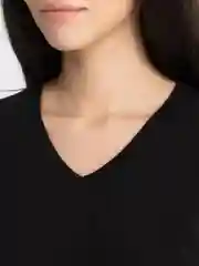 Черный футболка женская