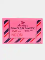 Клейкая бумага для заметок "Attomex" 51x76 мм, 100 листов