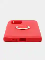 Красный чехол накладка с кольцом RING Samsung A21/S20+/M21/A31/A21S/S11+/A41/S20/S11/NOTE10/A91