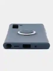 Темно-синий чехол накладка с кольцом RING Samsung A21/S20+/M21/A31/A21S/S11+/A41/S20/S11/NOTE10/A91