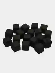 Уголь для кальяна CocoDark кокосовый брикетах 25 мм, 18 и 72 штук в кубиках, в брикетах