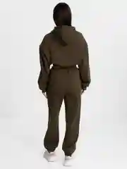 Зеленый костюм спортивный, женский