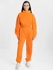 Оранжевый костюм спортивный, женский