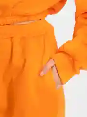 Оранжевый костюм спортивный, женский