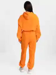 Оранжевый костюм спортивный, женский