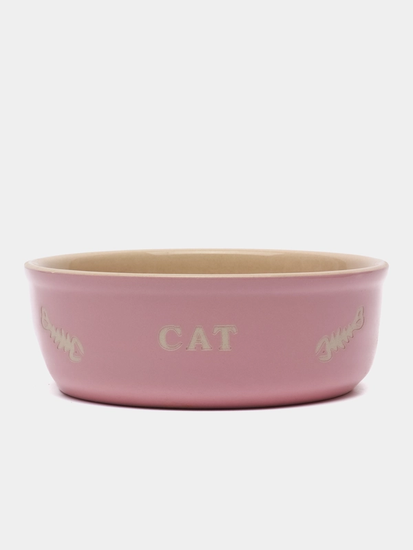 Миска керамическая CAT розовая 0,25л