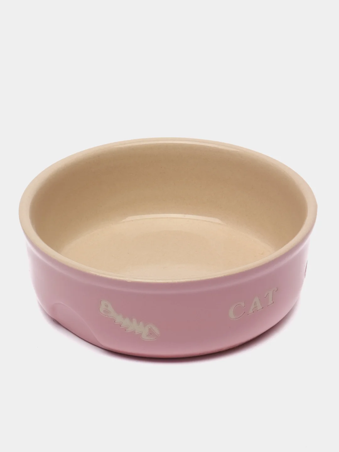 Розовый миска керамическая CAT розовая 0,25л