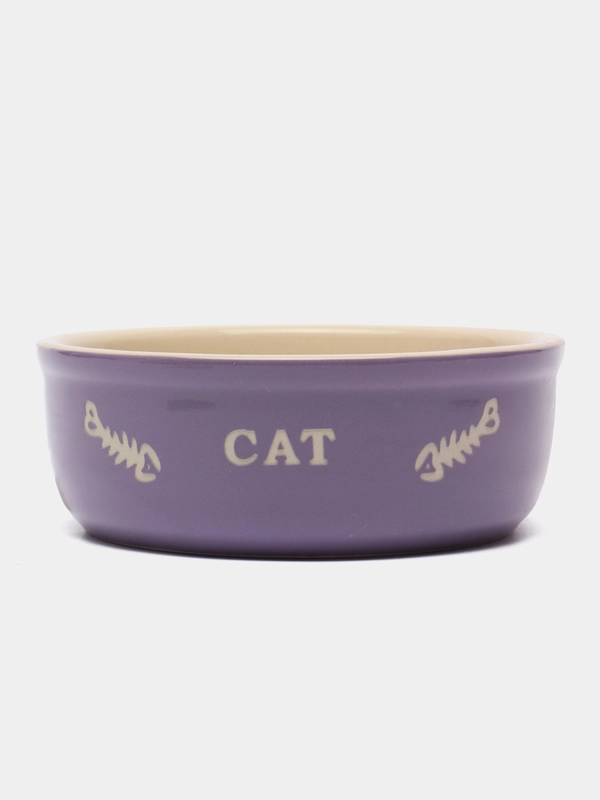 Миска керамическая CAT фиолетовая 0,25л