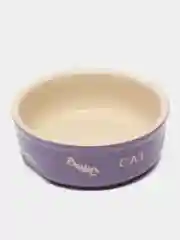 Фиолетовый миска керамическая CAT фиолетовая 0,25л