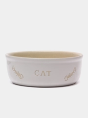 Миска керамическая CAT белая 0,25л