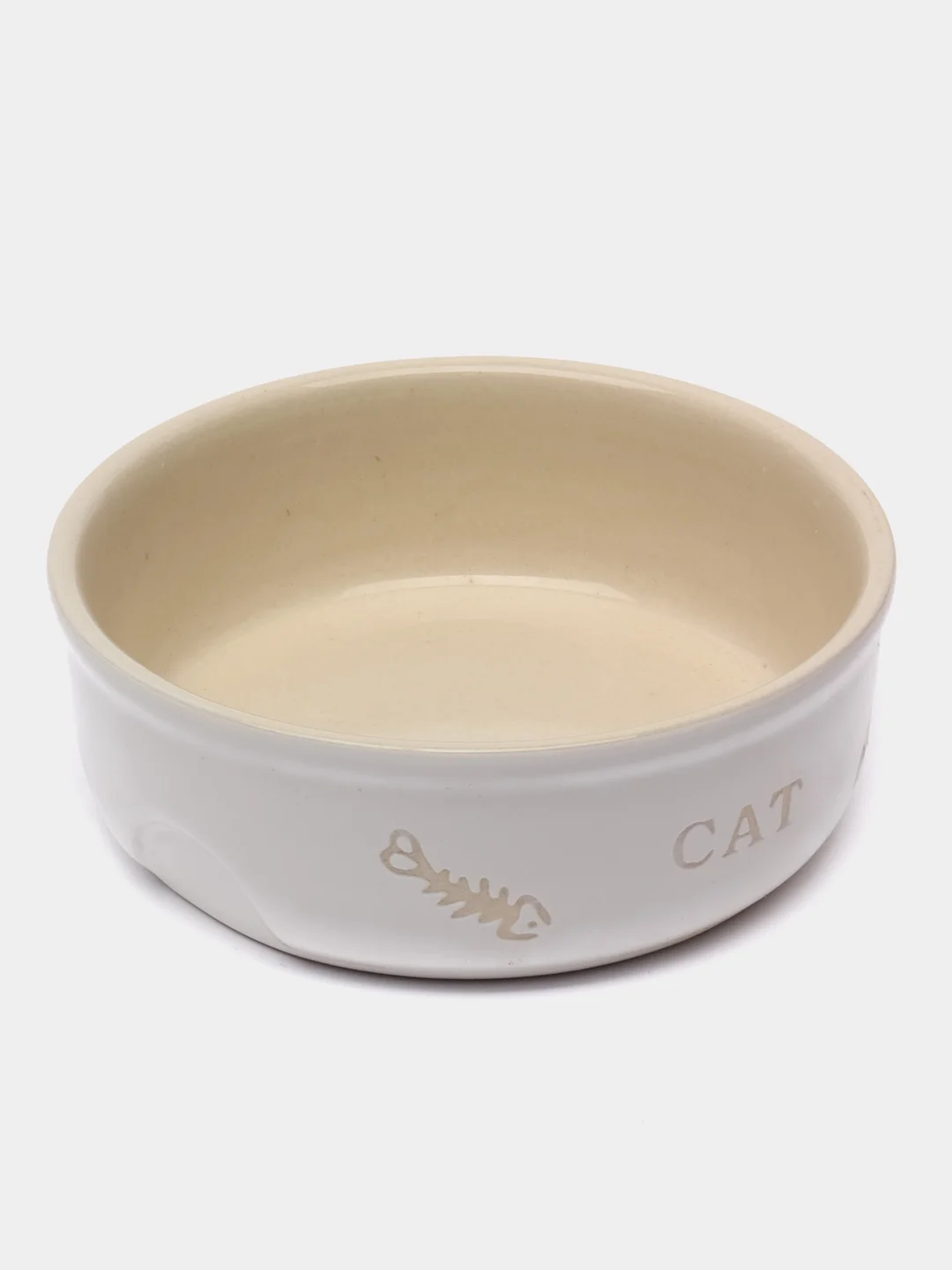 Белый миска керамическая CAT белая 0,25л