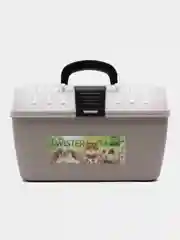 Бежевый меланж переноска для грызунов GEORPLAST TWISTER