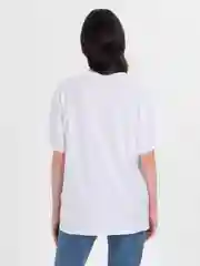 Белый футболка женская, с принтом