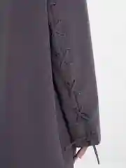 Хром пиджак женский со шнуровкой на рукавах