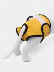 Желтый трусы гигиенические для собак многоразовые