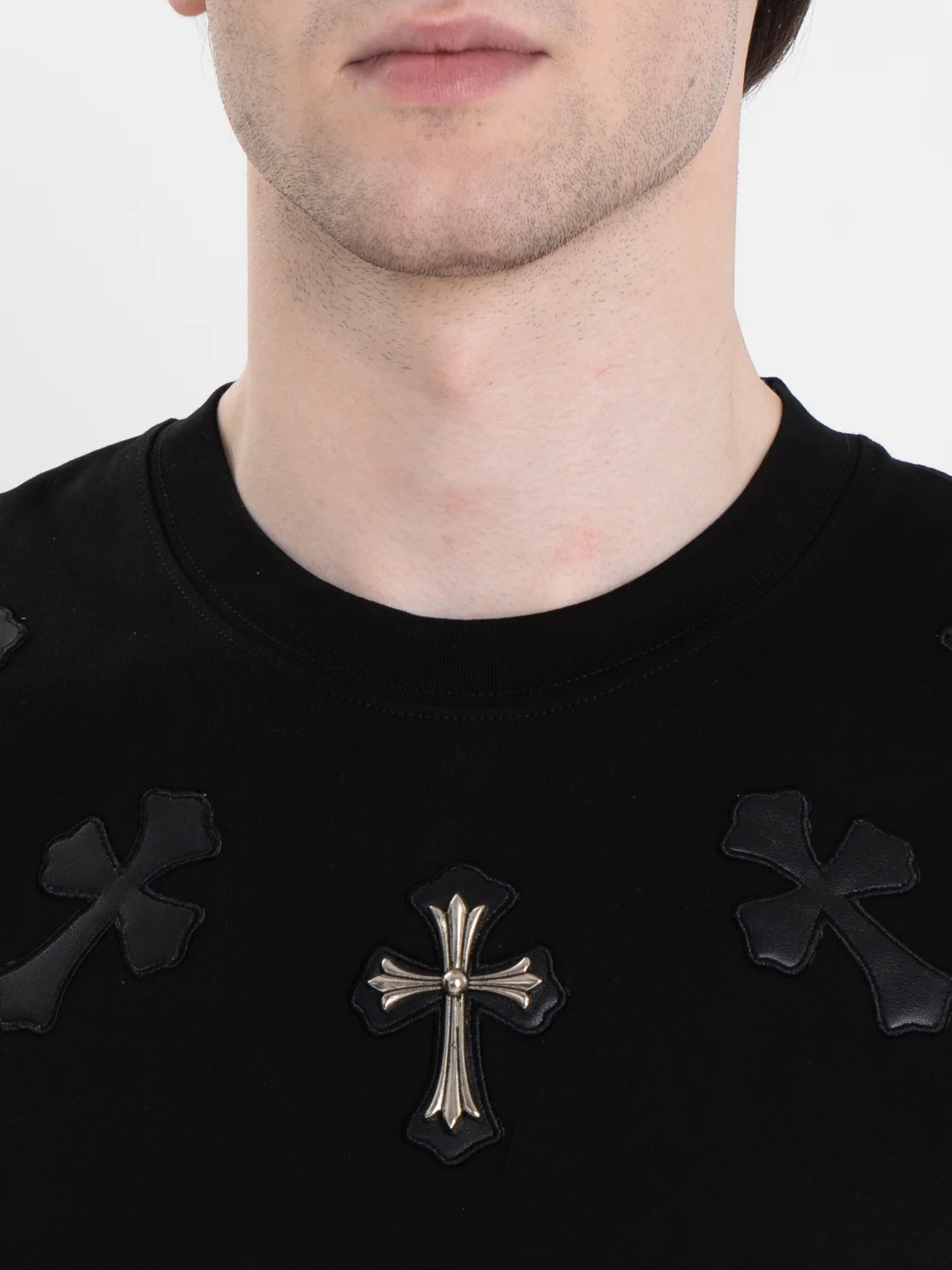 Белый футболка Chrome Hearts