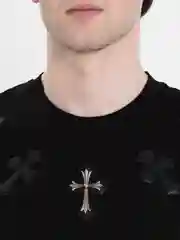Белый футболка Chrome Hearts